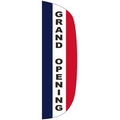 "GRAND OPENING" 3' x 10' Stationary Message Flutter Flag